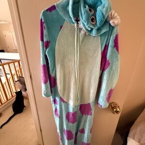 Sully Blue and Purple Monster Onesie